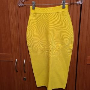 bebe - High Waist Pencil Skirt Bandage Bodycon Skirt